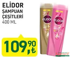 ELİDOR ŞAMPUAN ÇEŞİTLERİ 400 ML ELİDOR ŞAMPUAN ÇEŞİTLERİ 400 ML